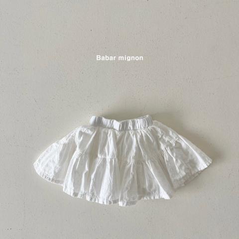 BabarMignon-바바미뇽-Skirt-Cotton