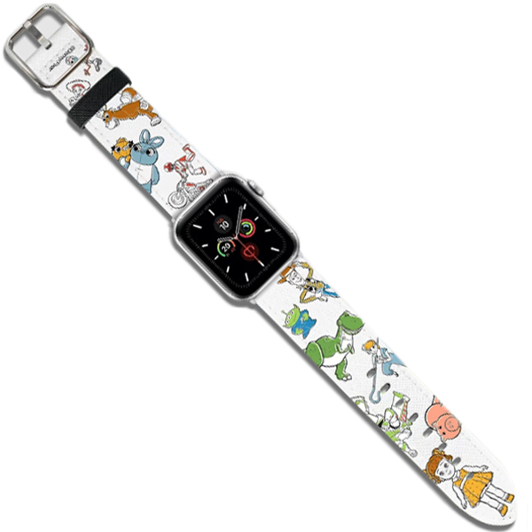 Disney Apple Watch 皮革錶帶 - ToyStory 4 白色