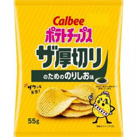 (原裝12件)カルビー ザ厚切り のりしお味５５ｇ 