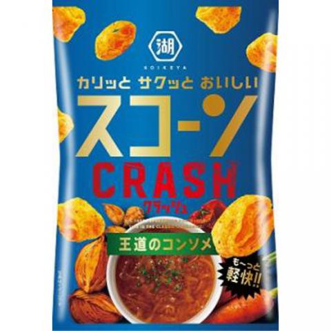 (原裝12件)湖池屋 スコーン クラッシュ王道のコンソメ４０ｇ 